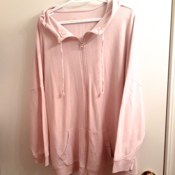 *SOLD* Pink Cozy Hoodie - Picture 2 of 3